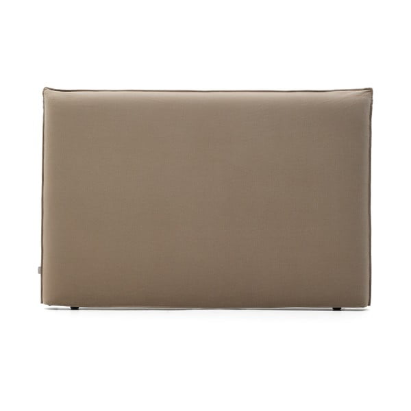 Taupe čalouněné čelo postele 180x118 cm Jaira – Kave Home-image-3
