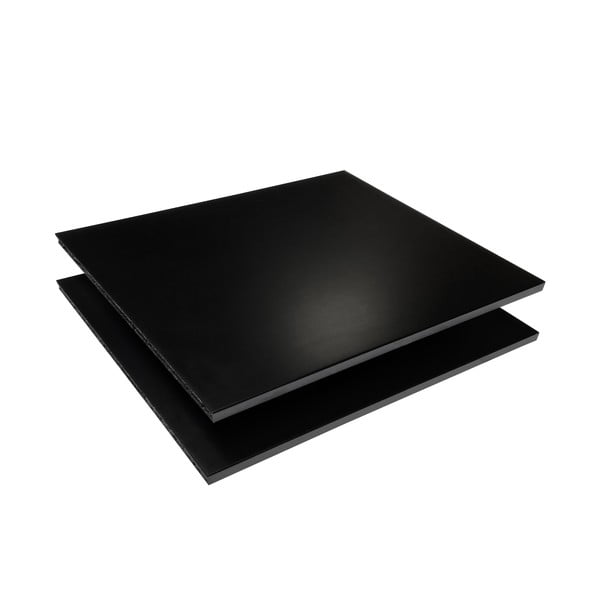 Černé police pro modulární policový systém 2 ks, 32x22 cm Mistral Kubus - Hammel Furniture-image-2