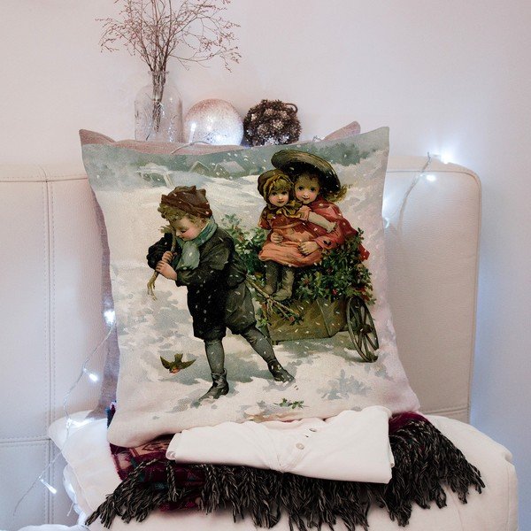 Povlak na polštář s vánočním motivem 43x43 cm – Mila Home-image-3