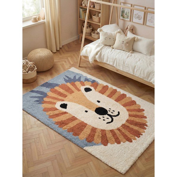 Pratelný/ručně tkaný bavlněný dětský koberec 140x200 cm Snuggle Samba – Hanse Home-image-1