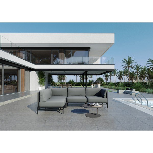 Světle šedý variabilní modul zahradní pohovky Dandy – Sit Sit-image-1