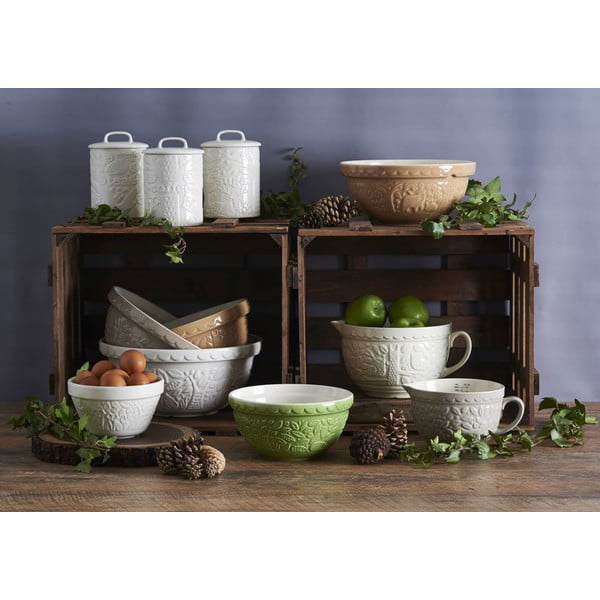 Zelená mísa z kameniny ø 21 cm In the Forest – Mason Cash-image-2