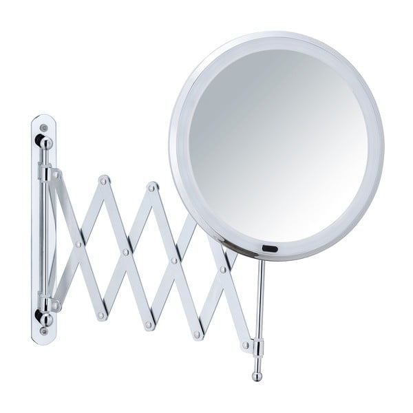 Kosmetické zvětšovací zrcadlo s osvětlením (5x) ø 20 cm Barona – Wenko-image-1