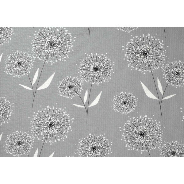Světle zelené krepové prodloužené povlečení na jednolůžko 140x220 cm Dandelions -image-1