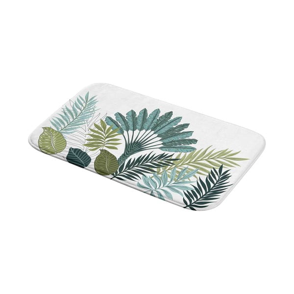 Bílá/zelená koupelnová předložka 45x75 cm Panazio – douceur d'intérieur-image-2