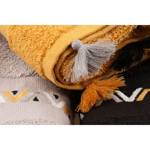 Froté bavlněné ručníky v sadě 3 ks 50x90 cm Asorti – Foutastic-image-1