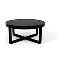 Černý kulatý konferenční stolek Centre – Zuiver