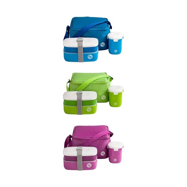 Set tmavě růžového svačinového boxu, hrníčku a tašky Premier Housewares Grub Tub, 21 x 13 cm-image-3