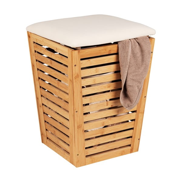 Bambusový koš na prádlo 55 l - Wenko-image-2