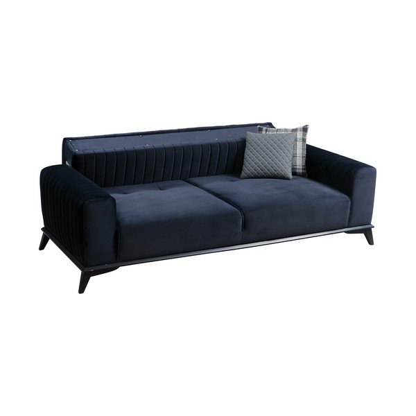 Tmavě modrá pohovka 220 cm Lisa – Balcab Home-image-3
