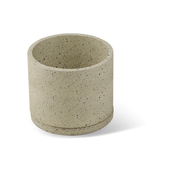 Bílý květináč Bonami Selection Terrazzo, ø 26 cm-image-2