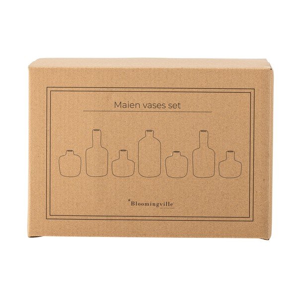 Vázy v sadě 7 ks z kameniny (výška 14 cm) Maien – Bloomingville-image-3