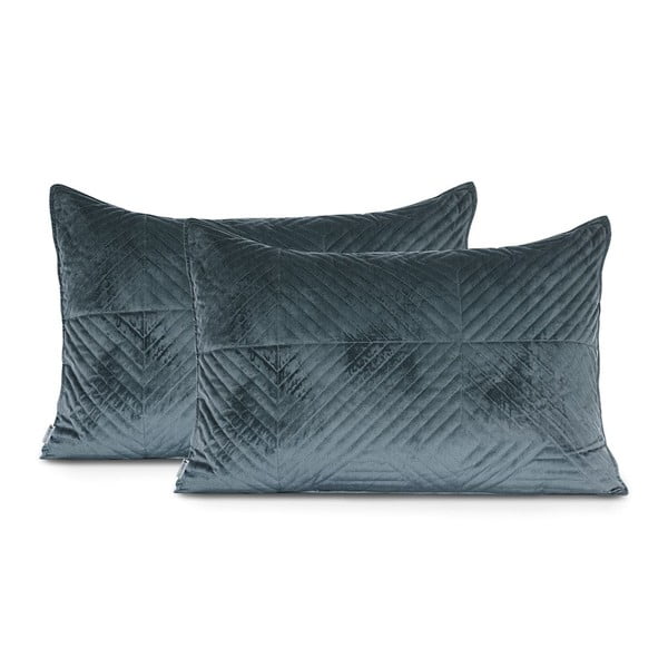 Sada 2 růžovo-modrých povlaků na polštář DecoKing Pascali, 50 x 70 cm