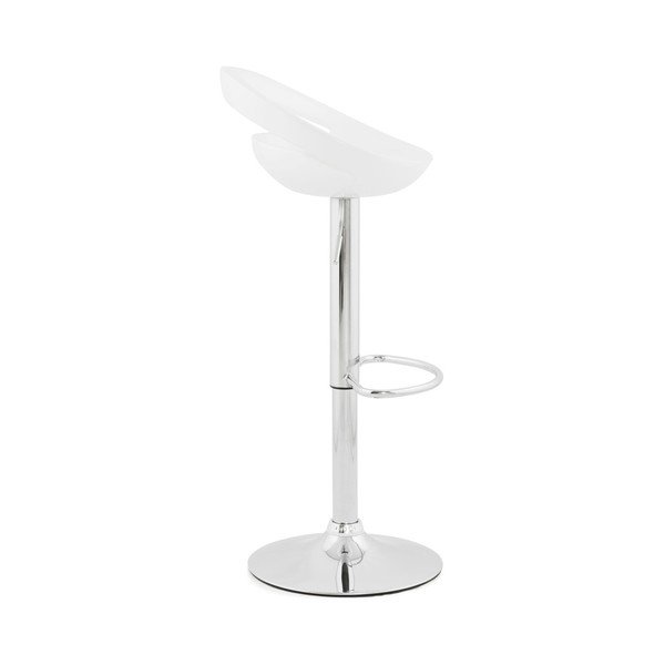 Bílá nastavitelná otočná barová židle Kokoon Design Venus-image-1