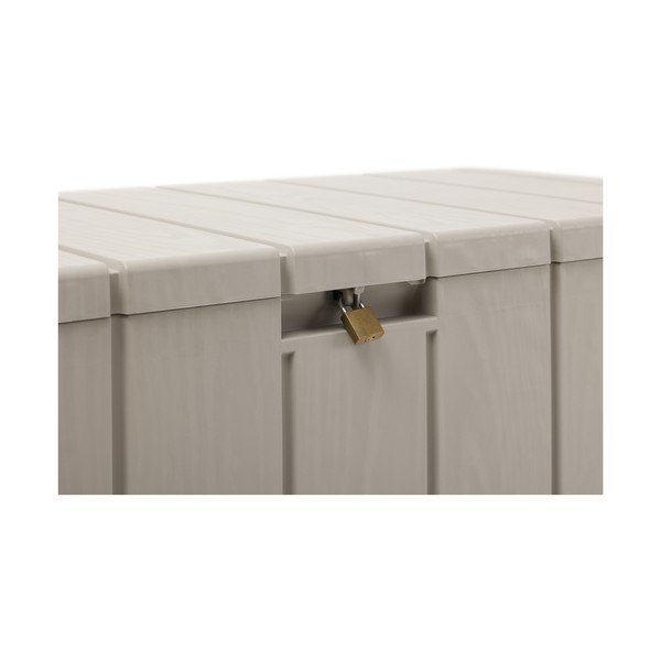 Světle šedý plastový zahradní úložný box Bravo – Toomax-image-4