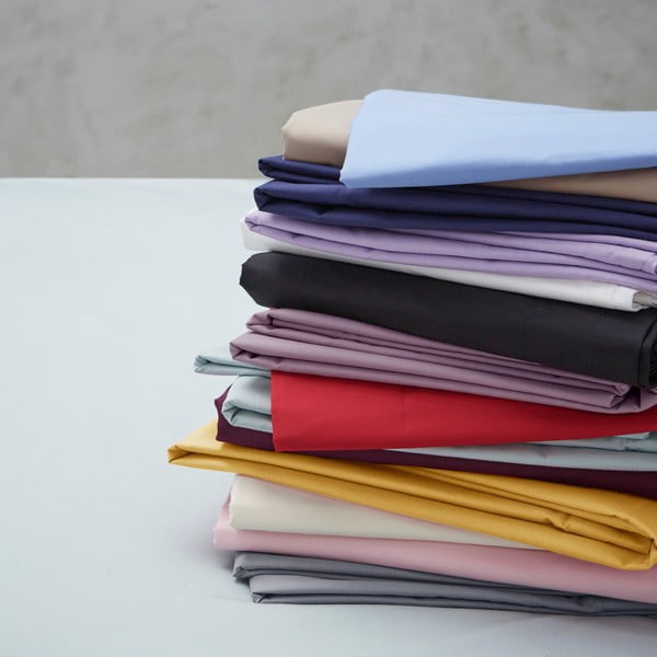 Žluté napínací perkálové prostěradlo 90x190 cm Easy Iron Percale – Catherine Lansfield-image-4