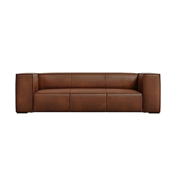 Koňakově hnědá kožená pohovka 227 cm Madame – Windsor & Co Sofas