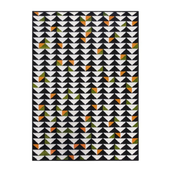 Černo-bílý koberec Mazzini Sofas Montreal, 200 x 290 cm