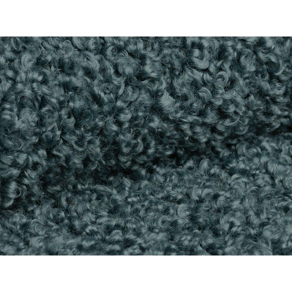 Taburet z textilie bouclé v petrolejové barvě Dia – Micadoni -image-2