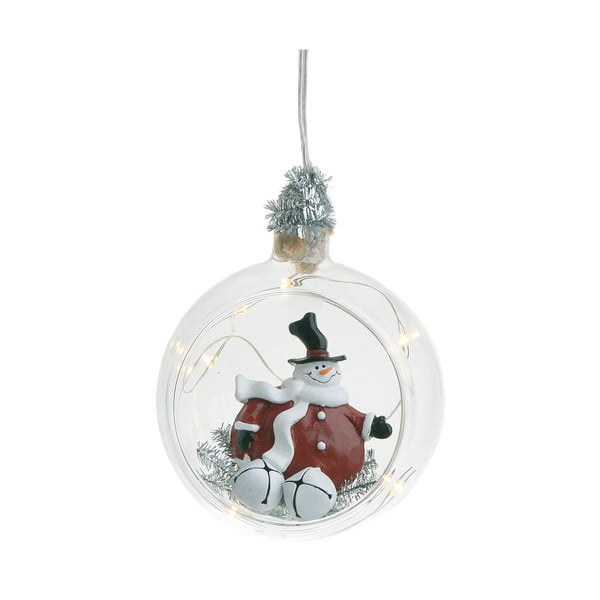 Vánoční skleněná světelná dekorace ve tvaru koule InArt Rachel