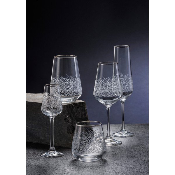Sada 6 sklenic na víno Crystalex Frost, 450 ml-image-4