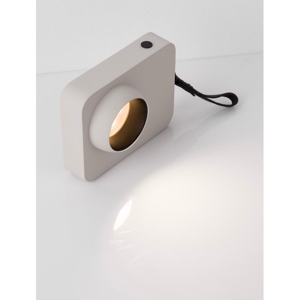 Béžová kovová LED stmívatelná stolní lampa (výška 11 cm) Kedros – Nova Luce-image-2