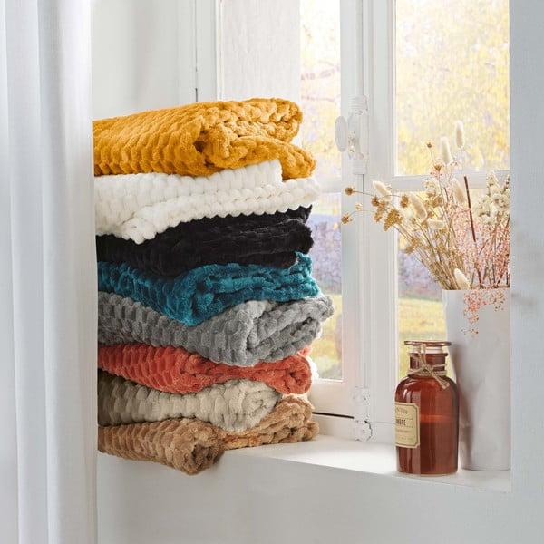 Šedá deka z mikroflanelu 125x150 cm Mini Frosty – douceur d'intérieur-image-4