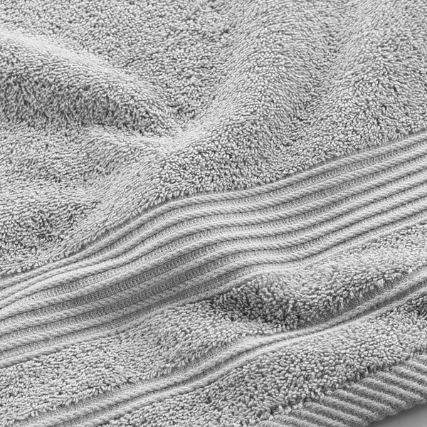 Světle šedý froté bavlněný ručník 50x90 cm Tendresse – douceur d'intérieur-image-2