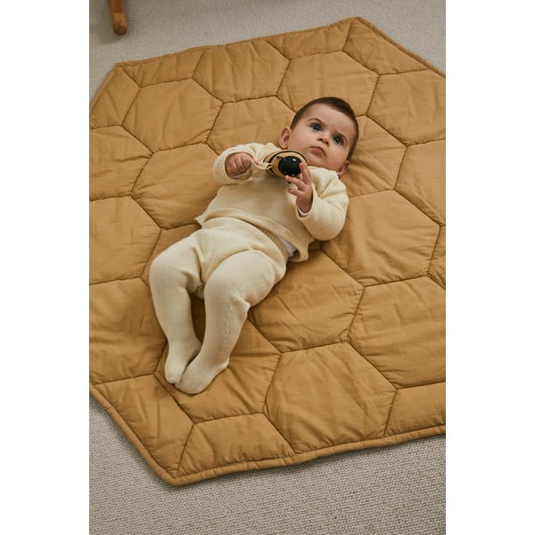 Žlutá dětská hrací podložka Honeycomb – Lorena Canals-image-2