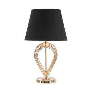 Černá stolní lampa Mauro Ferretti Maxt, ø 32,5 cm