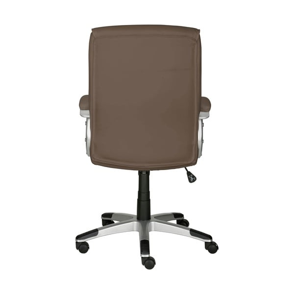 Hnědá kancelářská židle z imitace kůže Flori – Støraa-image-4