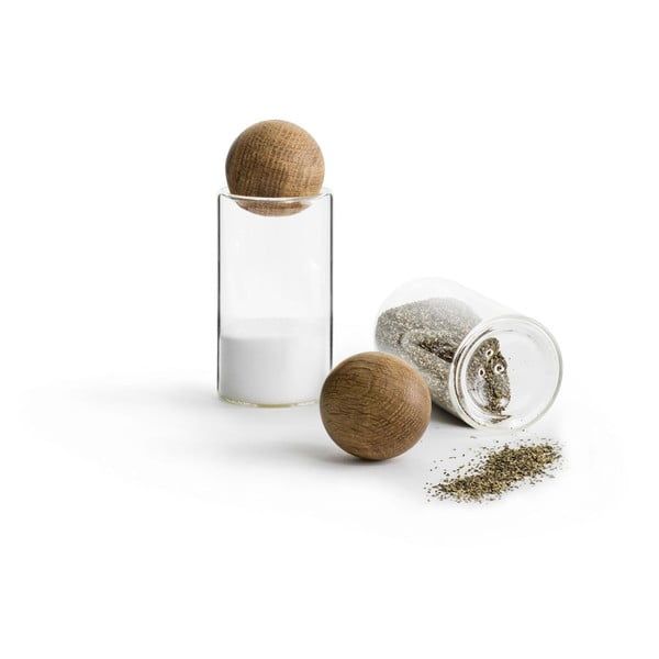 Slánka a pepřenka Sagaform Oval Oak-image-1