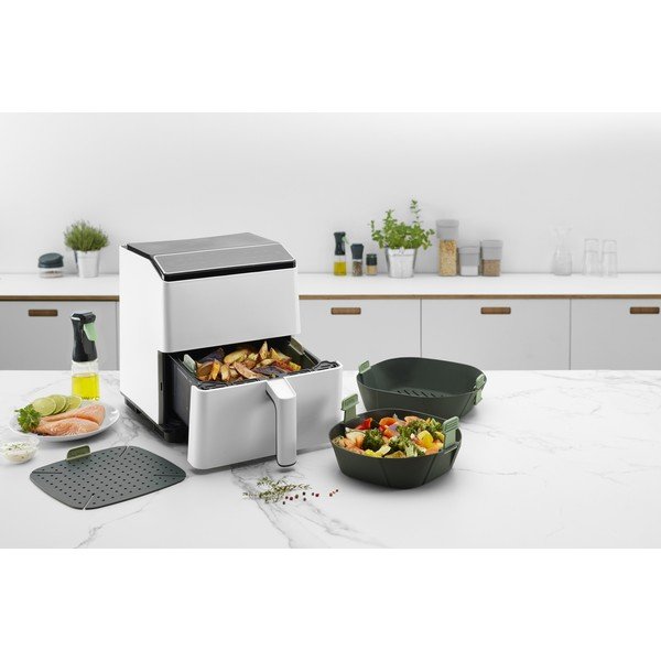 Silikonový košík do horkovzdušné fritézy 23x23 cm L – Lékué-image-4