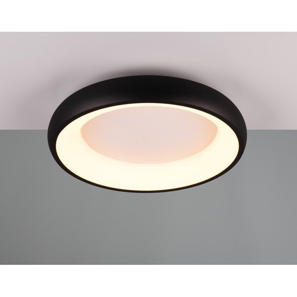 Černé LED stmívatelné stropní svítidlo Cardona – Trio-image-1