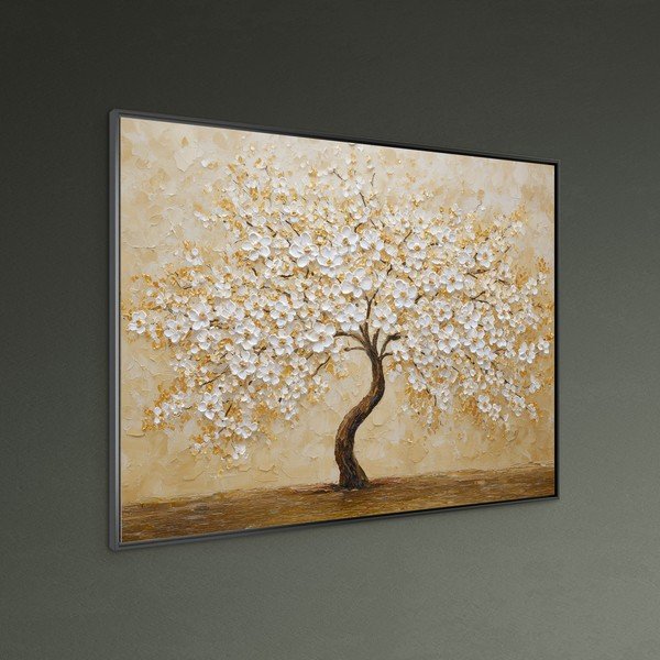 Tištěný obraz s rámem 80x60 cm Golden Tree – Styler-image-1