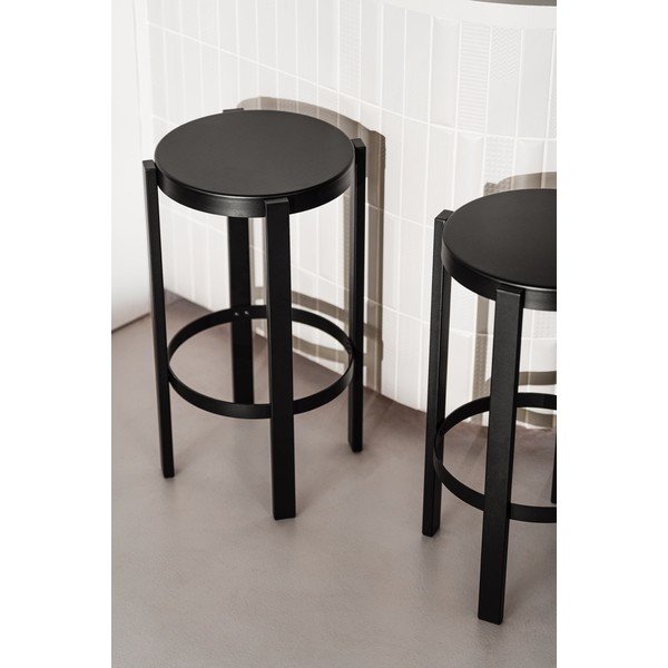 Černá ocelová stolička Doon – noo.ma-image-1