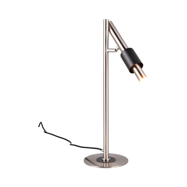 Černá/ve stříbrné barvě LED stolní lampa (výška 50 cm) Ikaris – Trio Select-image-1