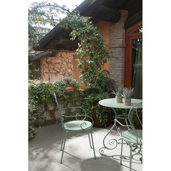 Ocelový kulatý zahradní stolek ø 70 cm Etienne – Bizzotto-image-1