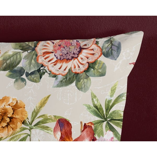 Béžové bavlněné povlečení na jednolůžko 140x200 cm – Good Morning-image-3