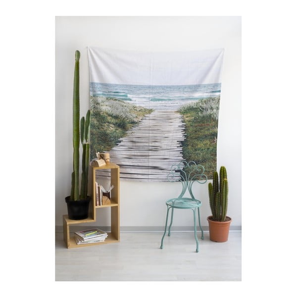 Tapisérie z mikrovlákna Really Nice Things Beach Way, 140 x 140 cm-image-1