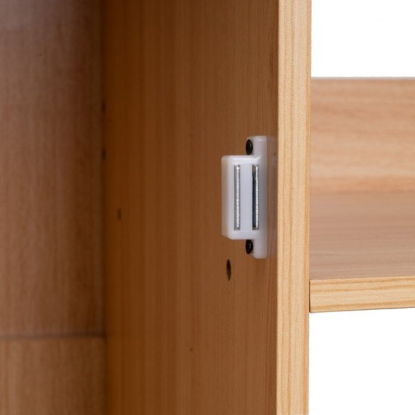 Otevřená šatní skříň v přírodní barvě 100x190x48 cm Armarios – Casa Selección-image-3