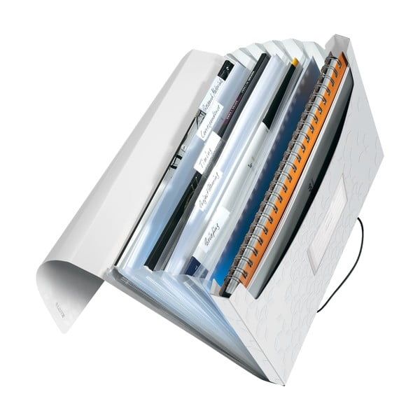 Bílá aktovka s přihrádkami Leitz-image-2