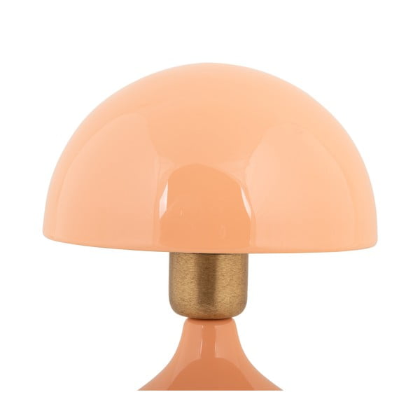 Stolní lampa v lososové barvě s kovovým stínidlem (výška 23 cm) Binc – Leitmotiv-image-2