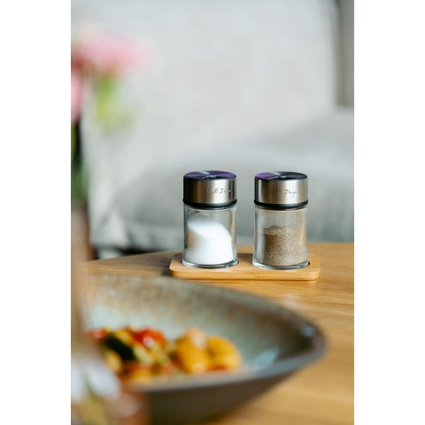 Slánka a pepřenka se stojánkem Soho – Vialli Design-image-3