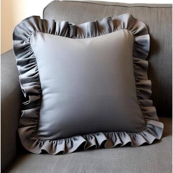 Povlak na polštář s příměsí bavlny 40x40 cm Ruffled – Mila Home