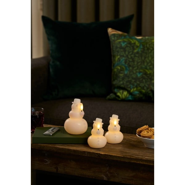 Bílá vánoční světelná dekorace ø 9 cm Eva – Sirius-image-1