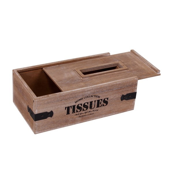 Dřevěný box na kapesníky Tissues