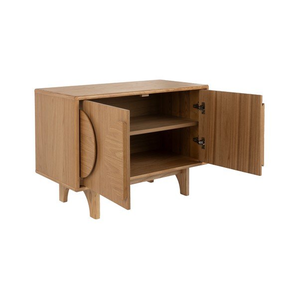 Nízká komoda v dekoru dubu v přírodní barvě 82x58 cm Groove – Zuiver-image-2