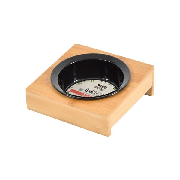Bambusová miska s podstavcem pro psa ø 12 cm – Love Story-image-2