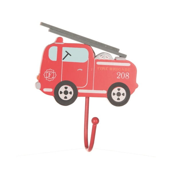 Červený nástěnný háček Fire Engine – Sass & Belle